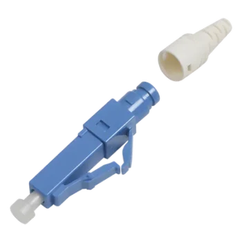 Conector de Fibra Óptica Pre-Pulido / LC/UPC Simplex / Monomodo OS1/OS2 / Re-Terminable / Color Azul