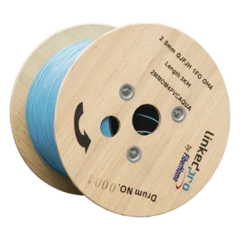 Cable de Fibra Óptica Multimodo OM4 / 50/125 µm / Simplex 2.0 mm / Buffer 0.9 mm / 10 Gigabit Ethernet / 2 km (6561.7 ft) Máximo