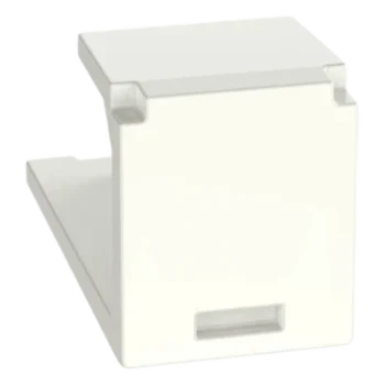 Módulo de Tapa Ciega / Mini-Com / Blanco Mate / 1 Espacio / Compatible RoHS