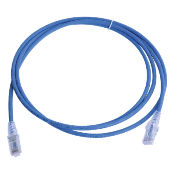 Patch Cord Modular Cat6 UTP / CM-LS0H / 2.13 m (7 pies) / 26 AWG / Ultra Delgado / Azul