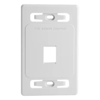 Placa de Pared Modular / 1 Salida / Color Blanco / Versión Bulk / MAX