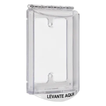 Protector de Policarbonato / Resorte Torsión Acero Inoxidable / 90 x 151 x 33 mm / -40 a 121°C / Anti-Vandalismo