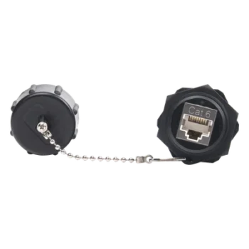 Acoplador Industrial / Cat 6 Blindado / IP67 Waterproof / -10°C a 60°C / 750 Ciclos / 50μm Oro