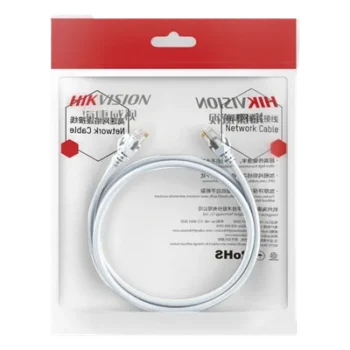 Cable de Parcheo / UTP / Cat. 6 (24 AWG) / 0.50 Metros (1.64 Pies) / Color Blanco / PoE+ / Interior