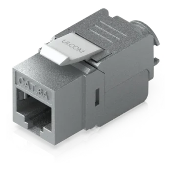 Keystone Jack / Cat6A / Terminación Toolless / Snap-In / 12 Piezas / 23-26 AWG