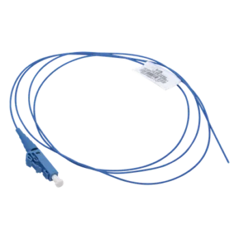 Pigtail de Fibra Óptica / LC Simplex / Monomodo OS2 9/125 / 900μm / 2 Metros (6.56 Pies) / OFNR LSZH / Azul