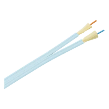 Cable de Fibra Óptica / Multimodo OM3 50/125 / 2 Hilos / Tight Buffer 900μm / OFNP Plenum / Dieléctrico / 0.61 m (2 pies) Marcas