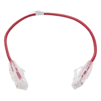 Cable de Parcheo / UTP Cat6 / 30 cm (0.98 ft) / 28 AWG / Slim / Rojo