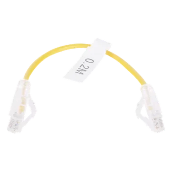 Cable de Parcheo Slim UTP / Cat6 / 20 cm (0.66 ft) / 28 AWG / 1 Gbps / RJ45
