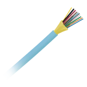 Cable de Fibra Óptica / 12 Hilos / Multimodo OM4 50/125 / Tight Buffer 900μm / Interior / OFNP Plenum / Dieléctrico / Precio Por Metro