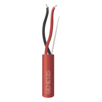 Cable FPLP-CL3P / 2x18 AWG / 305 m (1000 ft) / Plenum / FT6 / Rojo / Detección de incendio y evacuación