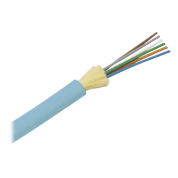 Cable de Fibra Óptica / 12 Hilos / Multimodo OM4 50/125 / Tight Buffer 900µm / OFNR Riser / Dieléctrico / 0.61 m (2 ft) marcas