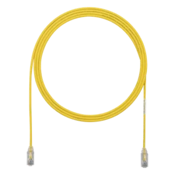 Cable de Parcheo Cat6 UTP / 28AWG Diámetro Reducido / 2.13 m (7 Pies) / Doble Clasificación CM/LSZH / Amarillo