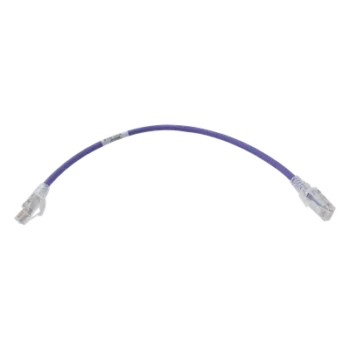 Patch Cord Modular Cat6 UTP / CM/LS0H / 0.3m (1 ft) / 26 AWG / Violeta