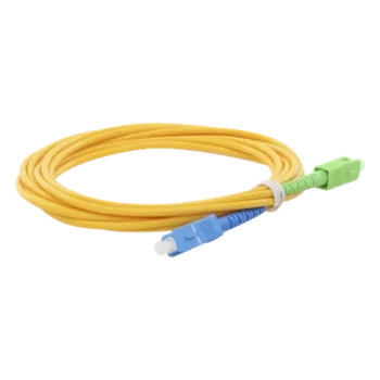 Jumper de Fibra Óptica Monomodo / SC/UPC-SC/APC / Simplex / 3 m (9.84 pies) / 3 mm / PVC Amarillo