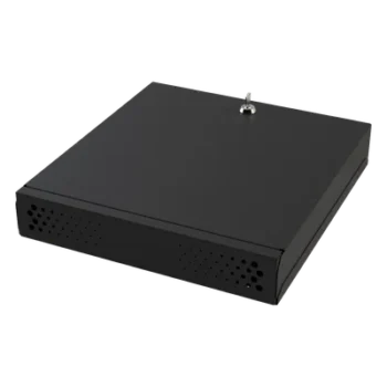 Gabinete de Seguridad para DVR/NVR / Acero Calibre 20 / Ancho 396 mm / Compatible con Rack 19' / Ventilación Lateral