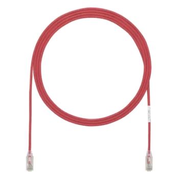 Cable de Parcheo Cat6 UTP / 28AWG Diámetro Reducido / 1.52 m (5 Pies) / LSZH-CM / Rojo
