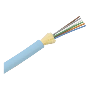 Cable de Fibra Óptica / 24 Hilos / Multimodo OM4 50/125 / Tight Buffer 900µm / LSZH / OFNP / 2 pies Marcas