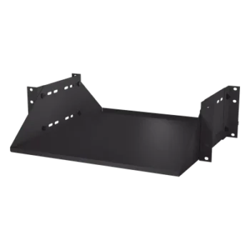 Charola para Rack / 3U / 19 Pulgadas / Carga 150 kg / Doble Fijación / Color Negro
