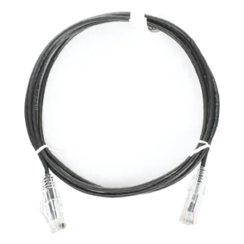 Cable de Parcheo Slim UTP Cat6 / 28 AWG / 2 m (6.56 ft) / 1 Gbps / RJ45 Chapado en Oro