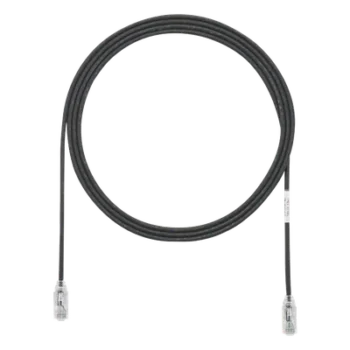 Cable de Parcheo UTP Cat6 / 28AWG Diámetro Reducido / 2.13 m (7 Pies) / Negro / CM-LSZH / PoE++