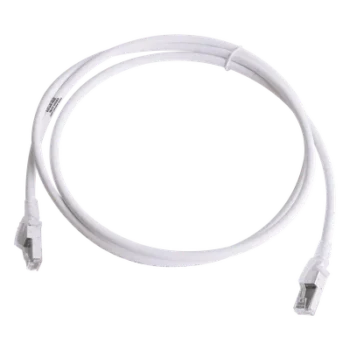 Patch Cord Cat6A S/FTP / 1.5m (5ft) / Blindado 360° / CM/LS0H / Alta Densidad / Blanco