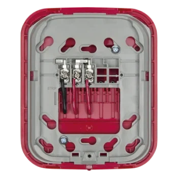 Base Inalámbrica Direccionable / Montaje en Pared / Salida 24 VDC / Red de Malla Swift / Color Rojo / UL y ULC Certificada