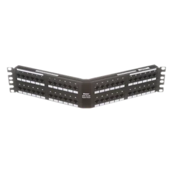 Panel de Parcheo / Cat 6 / 48 Puertos / 2UR / Angulado / 110 IDC / PoE 100W