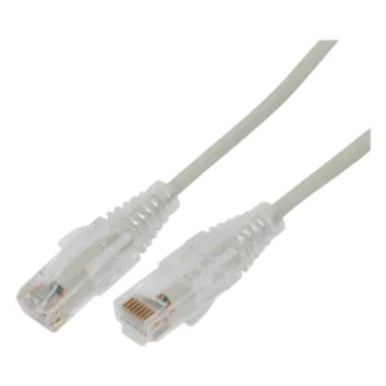 Cable de Parcheo Slim UTP / Cat6A / 2 m (6.56 ft) / 28 AWG / Gris
