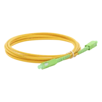 Jumper de Fibra Óptica / SC/APC-SC/APC / Monomodo OS2 / Simplex / 3m (9.84 ft) / PVC 3mm