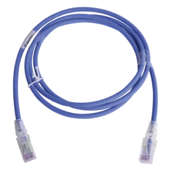Patch Cord Cat6 UTP / CM/LS0H / 1.52 m (5 pies) / 250 MHz / PoE / Ultra Delgado / Azul