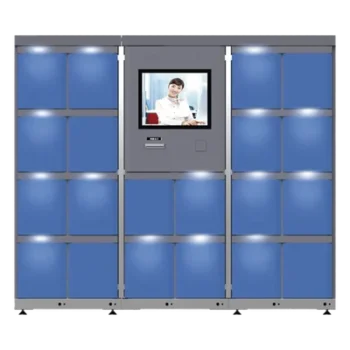 Locker de Autoservicio / 20 Gabinetes Metálicos / Lector QR Integrado / Alimentación Dual 110/220 VCA / Uso Interior y Exterior / ISO 9001:2015