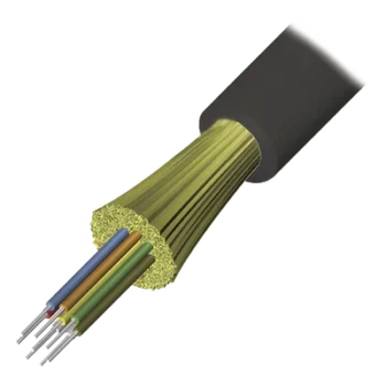 Cable de Fibra Óptica / 6 Hilos / Interior-Exterior / Tight Buffer / Dieléctrico / LS0H / OM3 50/125 / 1 Metro (3.28 Pies)