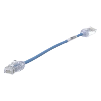 Cable de Parcheo UTP / Cat6 / 28AWG Diámetro Reducido / 20 cm (0.66 ft) / Azul