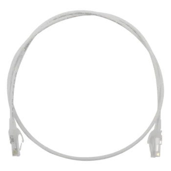 Patch Cord Modular Cat6 UTP / CM/LS0H / 0.91 m (3 ft) / 28AWG Diámetro Reducido / Blanco