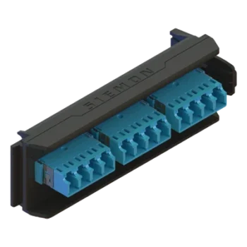 Placa Acopladora / 6 Conectores Dúplex LC/UPC / 12 Fibras Monomodo / Sin Shutter / Compatible LightVerse Core, Plus y Pro