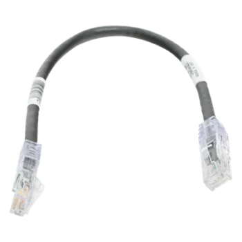 Cable de Parcheo UTP Cat6 / 24 AWG / CM / 0.3 m (1 pie) / Color Negro