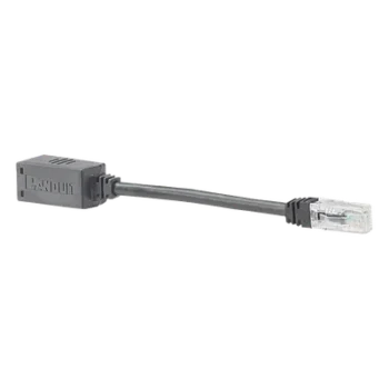 Adaptador de seguridad anti-desconexión / Cat 6A UTP / CM / 20.3 cm (8 pies) / Jack a Plug