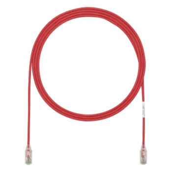 Cable de Parcheo Cat6 UTP / 28AWG Diámetro Reducido / 2.13 m (7 Pies) / LSZH-CM Doble Clasificación / PoE++ / Rojo