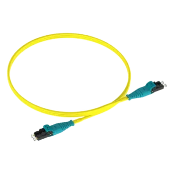 Jumper de Fibra Óptica / Monomodo OS2 9/125 µm / LC-LC Dúplex Push-Pull / OFNR Riser / 3 m (9.84 ft) / Amarillo