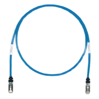 Patch Cord Cat6A / S/FTP Blindado / 26 AWG / 500 MHz / 4.57 m (15 ft) / CM/LS0H / Azul