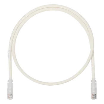 Cable de Parcheo UTP / Cat6A / 24 AWG / CM / 0.3 m (1 pie) / Color Blanco