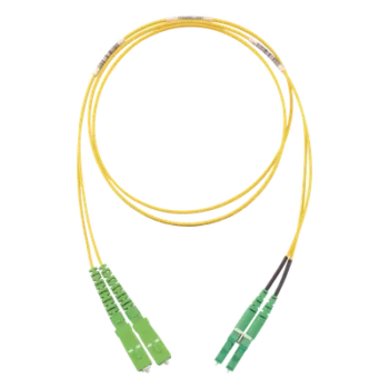 Jumper de Fibra Óptica / Monomodo OS2 9/125 / SC/APC-LC/APC Duplex / OFNR Riser / LSZH / 2 m (6.56 pies)