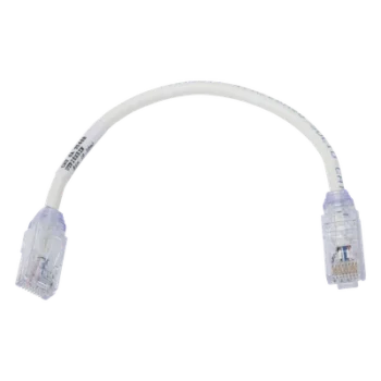 Cable de Parcheo UTP / Cat6A / 28 AWG / CM-LSZH / 20.3 cm (8 ft) / PoE++ / Alta Densidad
