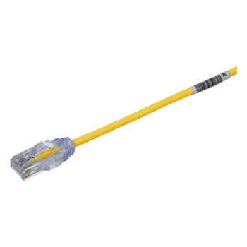 Cable de Parcheo UTP Cat6 / 28AWG Diámetro Reducido / 20.2 cm (0.66 ft) / Amarillo / 250 MHz / PoE