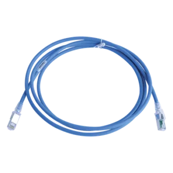 Patch Cord Cat6A S/FTP / 7 Pies (2.13 m) / CM/LS0H / Blindaje 360° / UL2043 / Alta Densidad