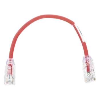 Cable de Parcheo UTP / Cat6A / 28 AWG / CM-LSZH / 0.67 pies / Rojo