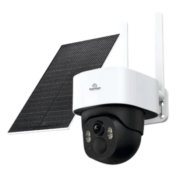 Cámara IP PT / 4 Megapixel / 4G LTE / Visión Nocturna Color 10 m (32.8 ft) / Audio Bidireccional / Panel Solar 5W