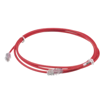 Cable de Parcheo UTP / Cat6A / 28AWG / CM-LSZH / 2.13 m (7 ft) / Rojo