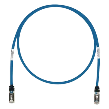 Patch Cord / Cat6A S/FTP / CM/LS0H / 10 m (32.81 ft) / 26 AWG / 500 MHz / Azul